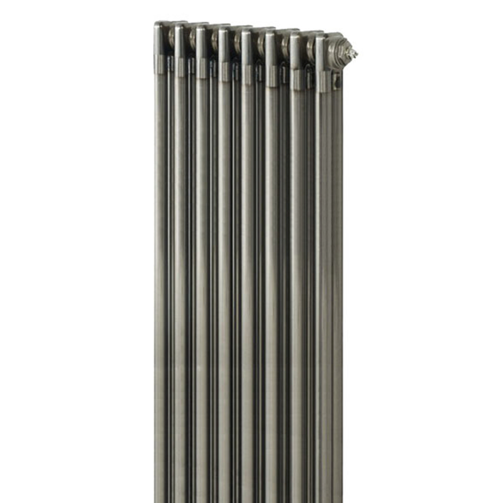 Keswick 1800 x 372mm Raw Metal (Lacquered) 2 Column Radiator