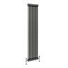 Keswick 1800 x 372mm Raw Metal (Lacquered) 2 Column Radiator