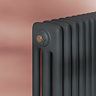 Keswick 1800 x 380mm Cast Iron Style Traditional 3 Column Anthracite Radiator
