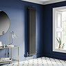 Keswick 1800 x 380mm Cast Iron Style Traditional 2 Column Matt Black Radiator