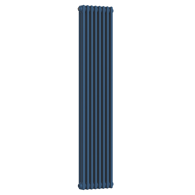 Keswick 1800 x 380mm Cast Iron Style Traditional 3 Column Regal Blue Radiator