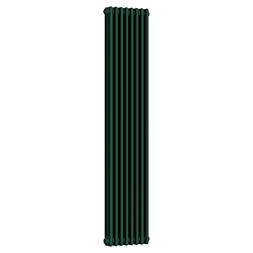 Keswick 1800 x 380mm Cast Iron Style Traditional 3 Column Regal Green Radiator