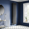 Keswick 1800 x 380mm Cast Iron Style Traditional 4 Column Matt Black Radiator