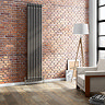 Keswick 1800 x 376mm Raw Metal (Lacquered) 3 Column Radiator