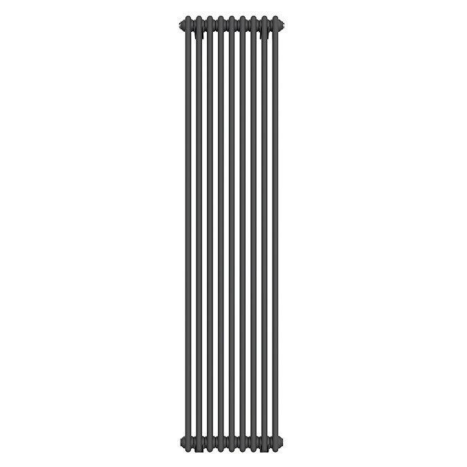 Keswick 1800 x 425mm Cast Iron Style Traditional 2 Column Anthracite Radiator