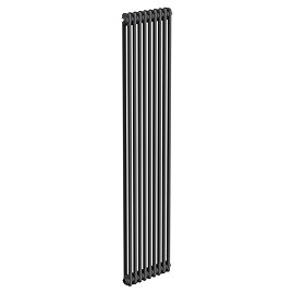 Keswick 1800 x 425mm Cast Iron Style Traditional 2 Column Anthracite Radiator