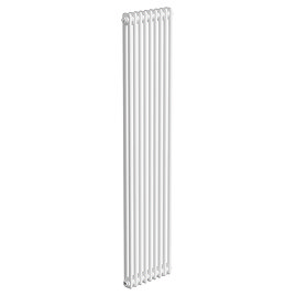 Keswick 1800 x 425mm Cast Iron Style Traditional 2 Column White Radiator