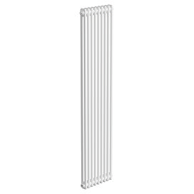 Keswick 1800 x 425mm Cast Iron Style Traditional 2 Column White Radiator