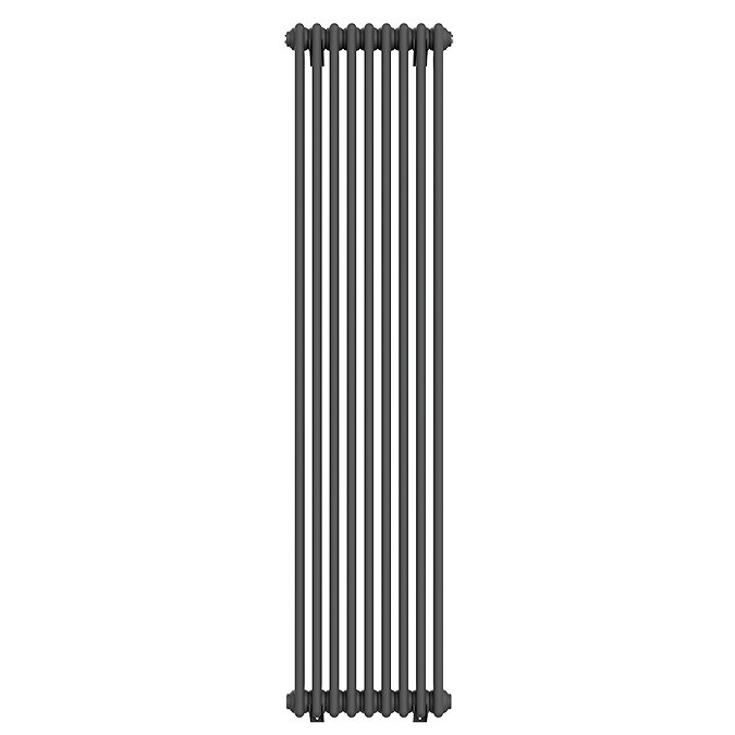 Keswick 1800 x 425mm Cast Iron Style Traditional 3 Column Anthracite Radiator