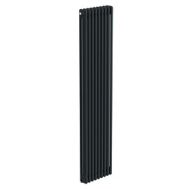 Keswick 1800 x 425mm Cast Iron Style Traditional 3 Column Anthracite Radiator