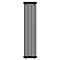 Keswick 1800 x 425mm Cast Iron Style Traditional 3 Column Matt Black Radiator
