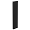 Keswick 1800 x 425mm Cast Iron Style Traditional 3 Column Matt Black Radiator