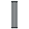 Keswick 1800 x 425mm Cast Iron Style Traditional 4 Column Anthracite Radiator