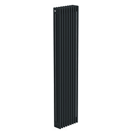 Keswick 1800 x 425mm Cast Iron Style Traditional 4 Column Anthracite Radiator