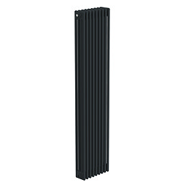 Keswick 1800 x 425mm Cast Iron Style Traditional 4 Column Anthracite Radiator