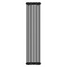 Keswick 1800 x 425mm Cast Iron Style Traditional 4 Column Matt Black Radiator