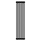 Keswick 1800 x 425mm Cast Iron Style Traditional 4 Column Matt Black Radiator