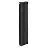 Keswick 1800 x 425mm Cast Iron Style Traditional 4 Column Matt Black Radiator