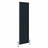 Keswick 1800 x 470mm Cast Iron Style Traditional 3 Column Anthracite Radiator