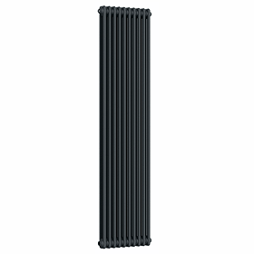 Keswick 1800 x 470mm Cast Iron Style Traditional 2 Column Anthracite Radiator