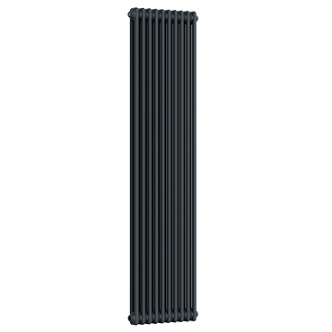 Keswick 1800 x 470mm Cast Iron Style Traditional 2 Column Anthracite Radiator