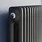 Keswick 1800 x 470mm Cast Iron Style Traditional 2 Column Matt Black Radiator