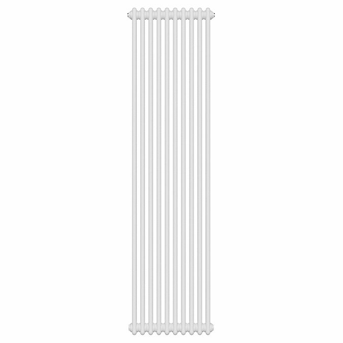 Keswick 1800 x 470mm Cast Iron Style Traditional 2 Column White Radiator