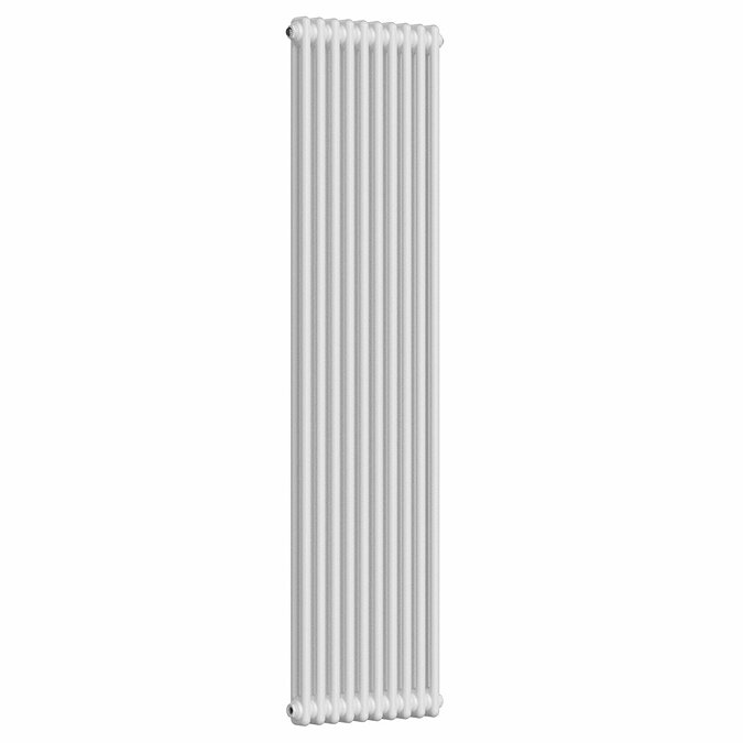 Keswick 1800 x 470mm Cast Iron Style Traditional 2 Column White Radiator