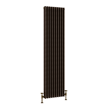 Keswick 1800 x 470mm Cast Iron Style Traditional 3 Column Antique Mottled Copper Radiator