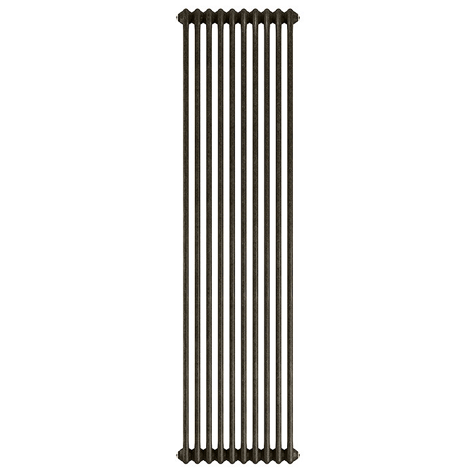 Keswick 1800 x 470mm Cast Iron Style Traditional 3 Column Antique Mottled Gold Radiator