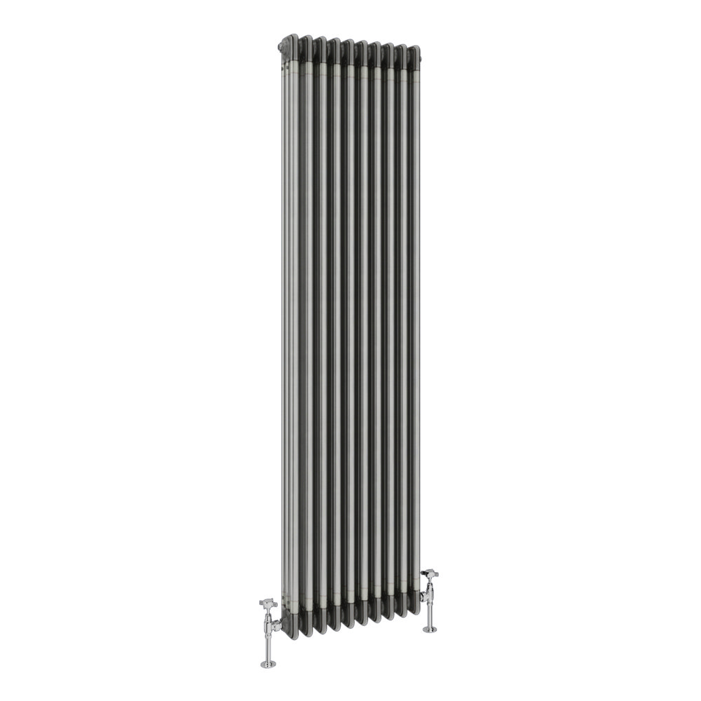Keswick 1800 x 470mm Raw Metal (Lacquered) 3 Column Radiator