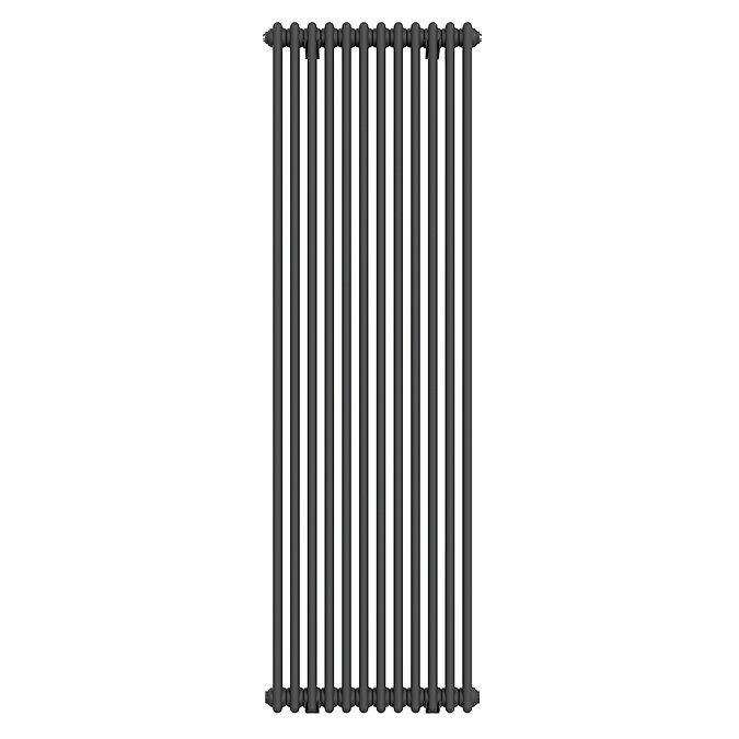Keswick 1800 x 560mm Cast Iron Style Traditional 2 Column Anthracite Radiator