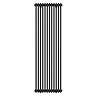 Keswick 1800 x 560mm Cast Iron Style Traditional 2 Column Matt Black Radiator