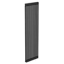 Keswick 1800 x 560mm Cast Iron Style Traditional 2 Column Matt Black Radiator