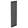 Keswick 1800 x 560mm Cast Iron Style Traditional 2 Column Matt Black Radiator