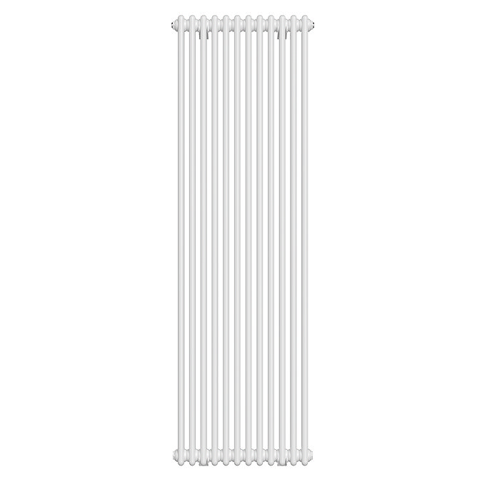 Keswick 1800 x 560mm Cast Iron Style Traditional 2 Column White Radiator