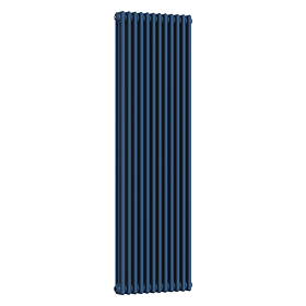 Keswick 1800 x 560mm Cast Iron Style Traditional 3 Column Regal Blue Radiator