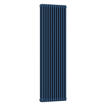 Keswick 1800 x 560mm Cast Iron Style Traditional 3 Column Regal Blue Radiator