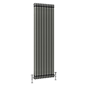 Keswick 1800 x 560mm Raw Metal (Lacquered) 3 Column Radiator