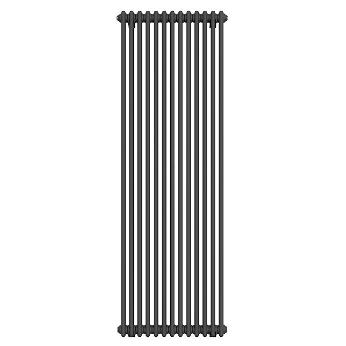 Keswick 1800 x 605mm Cast Iron Style Traditional 2 Column Anthracite Radiator