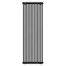 Keswick 1800 x 605mm Cast Iron Style Traditional 2 Column Matt Black Radiator