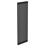 Keswick 1800 x 605mm Cast Iron Style Traditional 2 Column Matt Black Radiator