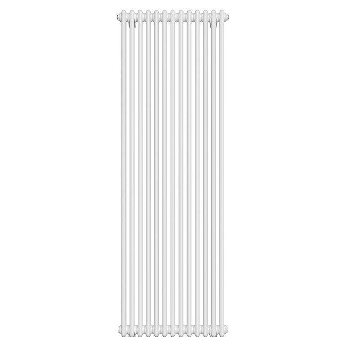 Keswick 1800 x 605mm Cast Iron Style Traditional 2 Column White Radiator