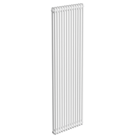 Keswick 1800 x 605mm Cast Iron Style Traditional 2 Column White Radiator