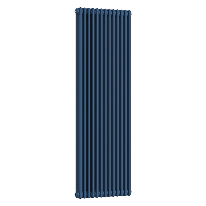 Keswick 1800 x 605mm Cast Iron Style Traditional 3 Column Regal Blue Radiator