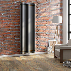Keswick 1800 x 560mm Raw Metal (Lacquered) 3 Column Radiator