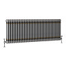Keswick 3 Column 600 x 1550mm Horizontal Radiator - Raw Metal