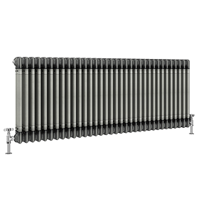 Keswick 600 x 1550mm Raw Metal (Lacquered) 3 Column Radiator