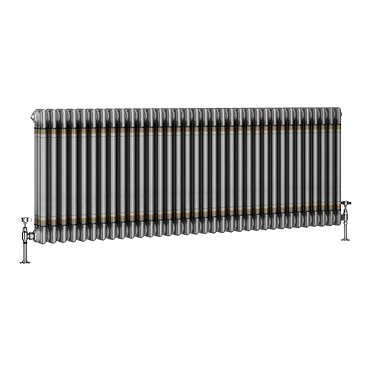 Keswick 600 x 1550mm Raw Metal (Lacquered) 3 Column Radiator