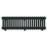 Keswick 300 x 1010mm Horizontal Radiator Anthracite 3 Column